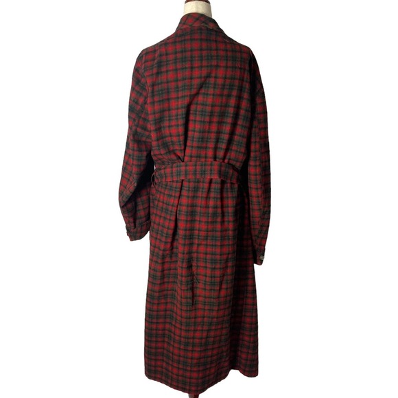 Vintage Midcentury Pendleton Plaid Robe *FLAWED - Picture 5 of 6